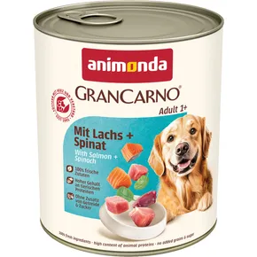 GRANCARNO Adult - s lososom a špenátom 800 g